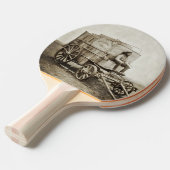 Fotowagen van Roger Fenton Fotorealisme Tafeltennisbatje (Voorkant Gekanteld)