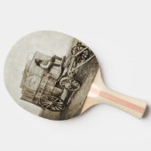 Fotowagen van Roger Fenton Fotorealisme Tafeltennisbatje (Zijkant)