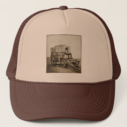 Fotowagen van Roger Fenton Fotorealisme Trucker Pet (Voorkant)