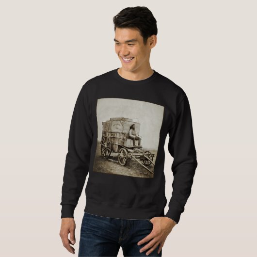 Fotowagen van Roger Fenton Fotorealisme Trui (Voorkant volledig)