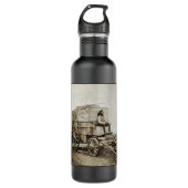 Fotowagen van Roger Fenton Fotorealisme Waterfles (Voorkant)