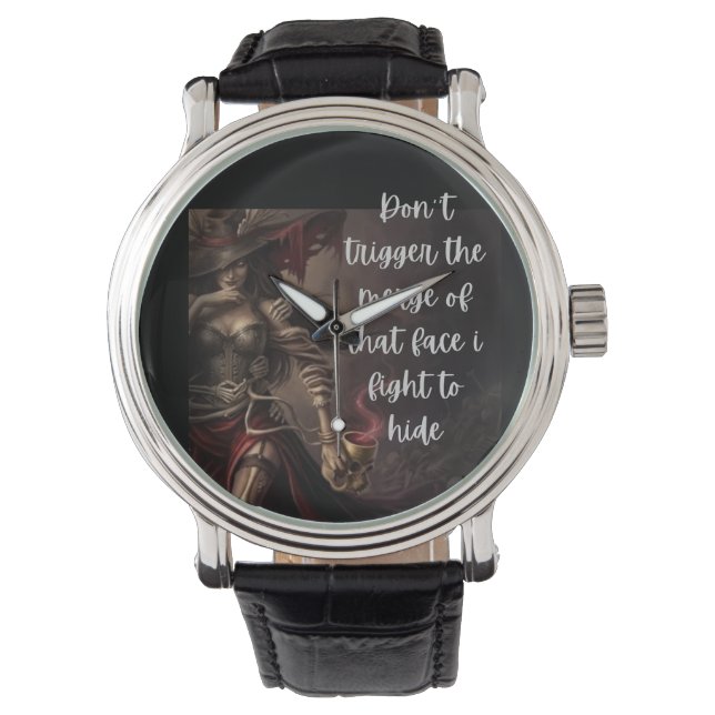 Fotowallet Horloge (Voorkant)