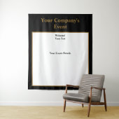 Fotowandtapijt voor zakelijke evenementen wandkleed (In situ)