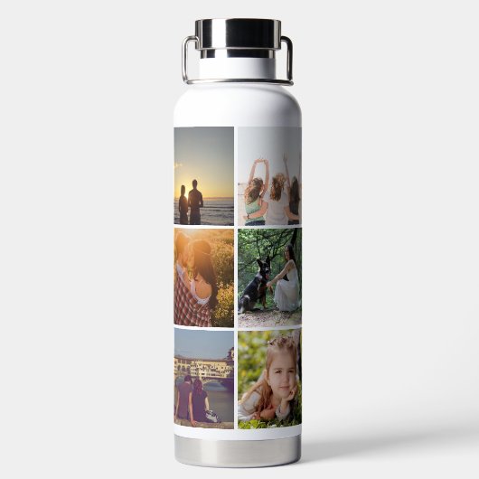 Fotowaterfles uploaden waterfles (Achterkant)