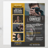 Fotowedstrijd Flyer Sjabloon (Voorkant / Achterkant)