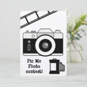 Fotowedstrijd uitnodiging 1 (Staand voorkant)