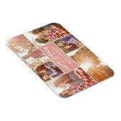 Fotoweergave Bewerkbare Kleur Save The Date Magnee Magneet (Rechterzijde)