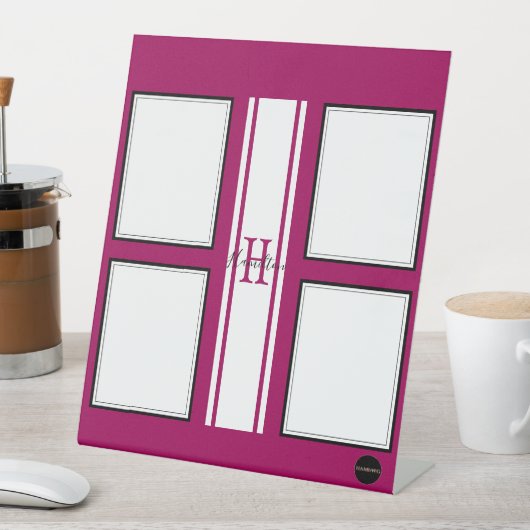 Fotoweergave - HAMbyWG - Alle kleurenvoetsporen Reclamebord Met Voetstuk (Insitu)