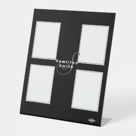 Fotoweergave - HAMbyWG - Alle kleurenvoetsporen Reclamebord Met Voetstuk