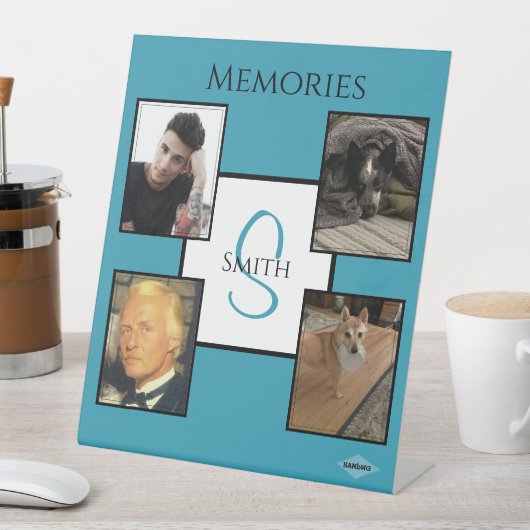 Fotoweergave - HAMbyWG - Alle kleurenvoetsporen Reclamebord Met Voetstuk (Insitu)