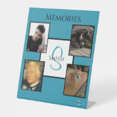 Fotoweergave - HAMbyWG - Alle kleurenvoetsporen Reclamebord Met Voetstuk (Voorkant)