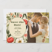 FotoWhimsical Wildflower Meadow Bruiloft Save The Date (Voorkant)