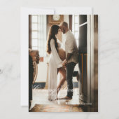 Fotozwangerschapskaart Save The Date (Voorkant)