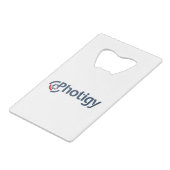 Fottigy Creditkaart Flessenopener (Voorkant Gekanteld)