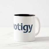 Fottigy Tweekleurige Koffiemok (Voorkant rechts)