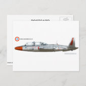 Fouga Magister CM.170 Briefkaart (Voorkant / Achterkant)