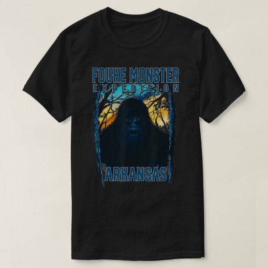 Fouke Monster Expedition Arkansas Boggy Creek Mons T-shirt (Design voorkant)
