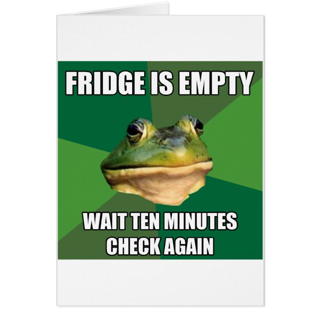 Foul Bachel Frog Empty Fridge (Voorkant)
