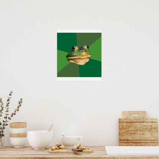 Foul Bachelor Frog Advice Animal Meme Poster (Keuken)
