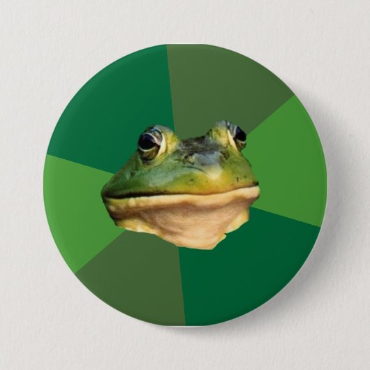 Foul Bachelor Frog Ronde Button 7,6 Cm (Voorkant)