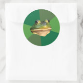 Foul Bachelor Frog Ronde Sticker (Tas)
