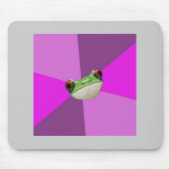 Foul Bachelorette Frog Advice Animal Meme Muismat (Voorkant)