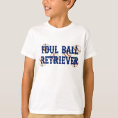 Foul Ball Retriever Cooperstown NY Baseball T-shirt (Voorkant)