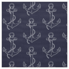 Fouled Anchor Nautical Stof