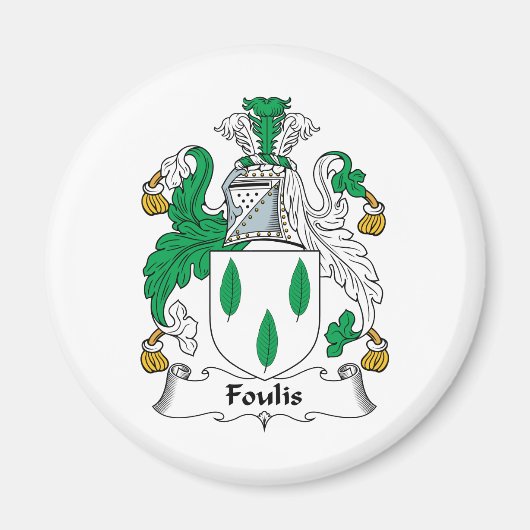 Foulis Family Crest Magneet (Voorkant)