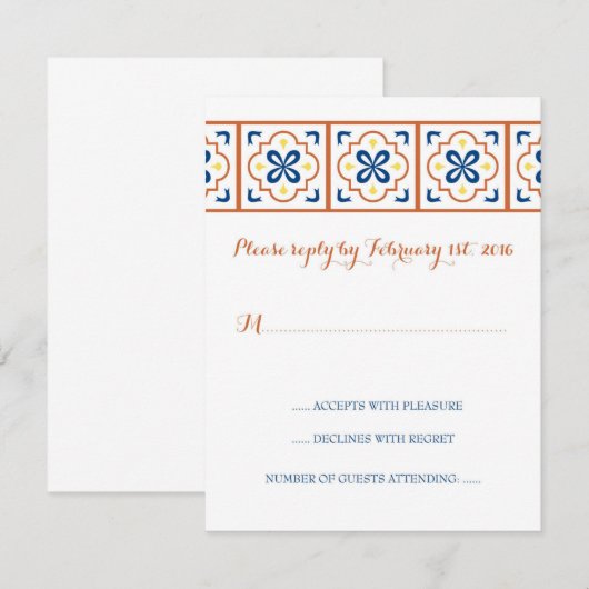 Foulke rsvp English (Voorkant / Achterkant)