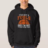 Fouls Basketball | Basketball Design Hoodie (Voorkant)