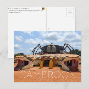 Foumban, Kameroen Reisansichtkaart Briefkaart