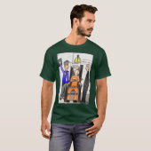 Found God Mannen Groen T-shirt (Voorkant volledig)