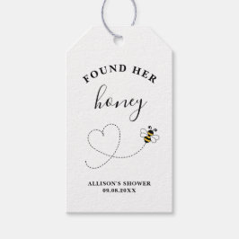 Found Her Honey Bridal Shower or Wedding Cadeaulabel
