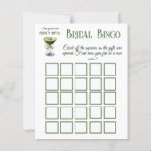 Found Her Perfect Matcha Bridal Shower Bingo Game (Voorkant)