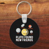 Found New Friends Dwarf Planets Astronomy Kids Sleutelhanger (Voorkant)