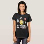 Found New Friends Dwarf Planets Astronomy Kids  T-shirt (Voorkant volledig)