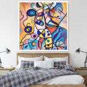 Found on a Resounding Dream Canvas Afdruk (Insitu (Slaapkamer))