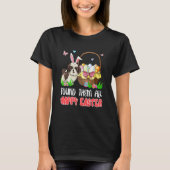 Found Them All Happy Easter Bunny Shih Tzu Hunting T-shirt (Voorkant)