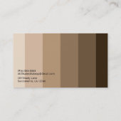 Foundation Eye Shadow Palette make-up Artist Visitekaartje (Achterkant)