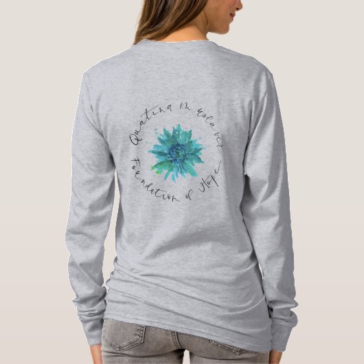 Foundation Logo Lange T-shirt (Achterkant)