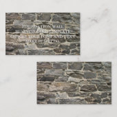 FOUNDATION WALL BUSINESS CARD TEMPLATE VISITEKAARTJE (Voorkant / Achterkant)