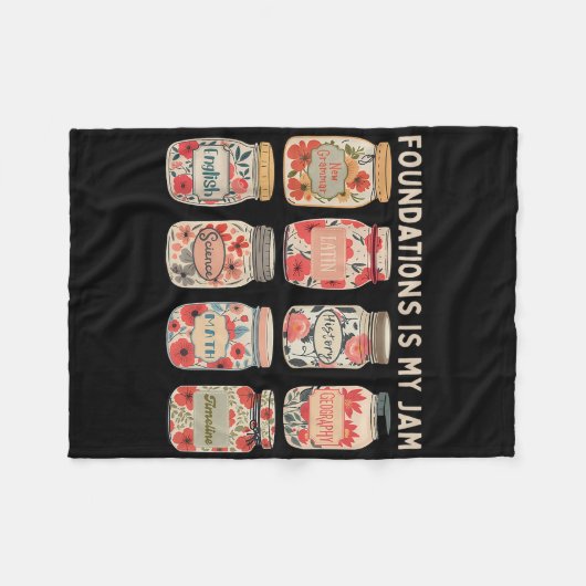 Foundations Clical Conversations is mijn jam homes Fleece Deken (Voorkant (Horizontaal))