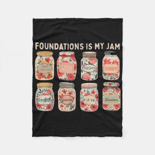 Foundations Clical Conversations is mijn jam homes Fleece Deken (Voorkant)