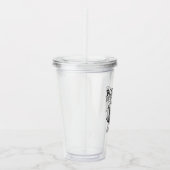 Founder Quiet Quitting Movement Cute Sloth Acryl Drinkbeker (Rechts)