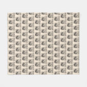 Founder Quiet Quitting Movement Cute Sloth Fleece Deken (Voorkant (Horizontaal))