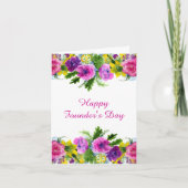 Founder's Day Folded Kaart (Voorkant)