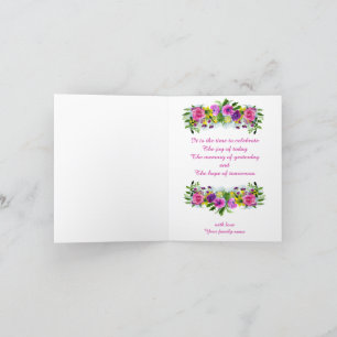 Founder's Day Folded Kaart