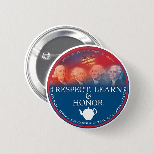 Founding Fathers Button (Voorkant /achterkant)