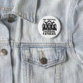 Founding Fathers Indiaanse Indianen Ronde Button 5,7 Cm (In situ)